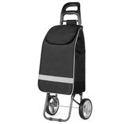 Foldable Shopping Cart with Wheels - Trolley Cart Spare Bag,Replacement Bag Daily Essential Waterproof Storage for House Groceries Grocery(Black1)