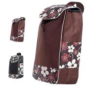 Foldable Shopping Trolley Bag, Water-repellent Replacement Bag for Supermarkets & Groceries, Fits Most Foldable Shopping Carts & Utility Trolleys, Durable, Portable & Easy to Store (33x23x56cm)