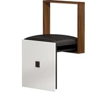 Foldable Shower Bench & Wall-Mounted Stool - Space-Saving Solid Wood Seat for Bathroom, Kitchen & Hallway - Sleek Design for Maximum Space Efficiency & Comfort