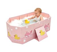 Foldable Shower - Duck Pattern | Tub Bath Child | For Boys Girls Home Daycare Travel Hotels Bathroom Holiday Camping Apartment