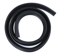Foldable Shower Water Barrier 2m Flexible TPE Strip(Black)