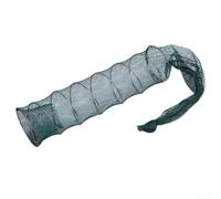 Foldable Shrimp Trap Net 1m Collapsible Crab Lobster Eel Catcher - Long-Lasting Nylon Mesh Galvanized Steel Frame Freshwater Saltwater Fishing Gear Green(One Import)
