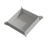 Foldable Silicone Box with Secure Base for Stable Use During Cooking Baking and Outdoor Activities Foldable Silicone Storage Box