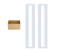 Foldable Silicone Parking Lot Line Stencil Template 96.5 x 10.6 in Reusable | Reusable silicone stencil folds flat for easy storage and transport, making it for ideal for parking lots and driveways.