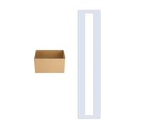Foldable Silicone Parking Lot Line Stencil Template Reusable 96.5x10.6 in | Reusable silicone stencil folds flat for easy storage and transport between pavement marking jobs.