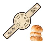 Foldable Silicone Pastry Mat - Bread Sling Kneading Mat | Elastic Rolling Mats for Dough, Bread, Baking | Non-Stick Kitchen Baking Tool for Home Cooks, Bakers, Bakery Supplies, Reusable Surface