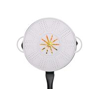 Foldable Silicone Splatter Guard - Grease Cover Protector, Non Stick Silicone Oil Shield | Splatter Guard Skillet Bacon Pot Cooking Stove Kitchen Cookware Bakers, Heat Resistant Cooking Accessory for