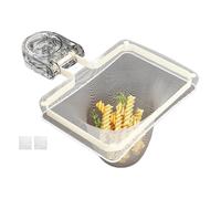 Foldable Sink Drain Strainer with Suction Cups and 100 Filter Meshes Multi-Functional Kitchen Sink Filter for Waste Separation and Clog Prevention