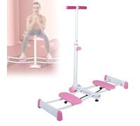 Foldable Ski Exercise Machine,Leg Equipment Height Adjustable,Load Capacity 330lbs,Strengthen Pelvic Muscles