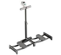 Foldable Ski Exercise Machine with Non Slip Pedals, Thigh and Hip Trainer for Home Fitness Workout