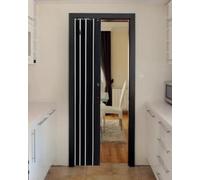 Foldable Sliding Door, Retractable Accordion Style for Kitchen Bedroom Laundry, Space Saving Room Divider
