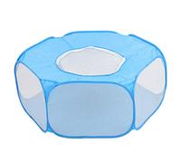 Foldable Small Animal Hamster Fence Autoopen Pet Tent Outdoor Indoor Exercise Crawling Playpen for Hamsters Chinchillas Guinea Pigs Rabbits Reptiles Breathable Mesh Cloth