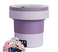Foldable Smart Washing Machine, Household Underwear Washing Machine Household Underwear Washing Machine Foldable Smart Washing Machine, Foldable Washing Machine with Drain Basket 3 Modes for Underwear