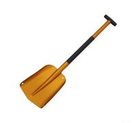 Foldable Snow Shovel 33 Inch Aluminum Adjustable Lightweight Portable | Three-piece for heavy-duty construction extends from 26 to 33 inches bright color options multipurpose use for car beach