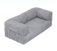 Foldable Sofa Bed,Convertible Sectional Couch with Removable Washable Cover,70cm Deep Modular Futon for Small Space,Living Room Bedroom F,200 * 100 * 70CM