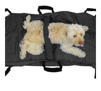 Foldable Soft Pet Stretcher - Lightweight Nylon Emerncy Dog Transport, Portable First Aid Pet Stretcher for Dogs & Pets (Black)