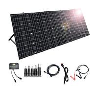 Foldable Solar Panel 240W with 20A Controller -240W Portable Solar Panel for Portable Power Station & RV Battery Camping Cellphones Laptop,12v/24v Monocrystalline(HIGH Efficiency)Charger - USB Outputs