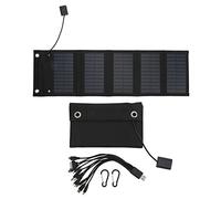 Foldable Solar Panel Charger 25 W IP65 Waterproof Antioxidation with USB Cable Compatible for Laptop with Security Cameras, #311