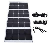 Foldable Solar Panel Kit 100W Portable Solar Battery Charger with 24% High Conversion Efficiency PET EVA PTP Materials for Car Camping Outdoor Adventures 48.8 x 21.3 Inches