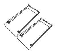 Foldable Solar Panel Support Stand Carbon Steel Silver Outdoor