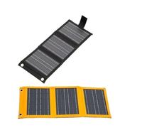 Foldable Solar Panel USB Portable Flexible Small Waterproof | 10W 5V Folding Solar Panels Cells(Black)