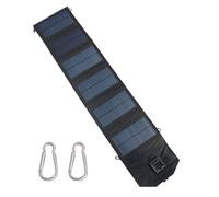 Foldable Solar Panels - 120 W Solar Panel Charger | Double USB Port Charging Bank | Waterproof Mobile Phone Charger | System Controller Charging Battery for Camping Beach RV Backpack Boat Hiking