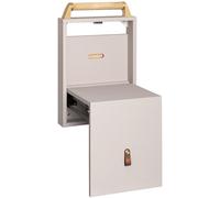 Foldable Solid Wood Wall Mounted Shoe Changing Stool, Ultra-Thin 8.5cm, 150kg Capacity, Space-Saving Entryway Chair, Smart Design for Hallway and WiFi Distribution