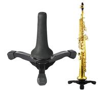 Foldable Soprano Saxophone Stand - Sturdy Tripod Holder, Portable Wind Instrument Support, Adjustable Equipment for Musicians | Soprano Saxophone Stand, Practice Performance, Storage, Travel Concert
