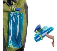 Foldable Sports Bottle - 700ML waterBottles waterPouch - Soft & Flexible Flat Bottle for Outdoor Sports Travel - Easy Roll Up & Lightweight