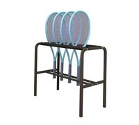 Foldable Sports Racket Storage Rack, Floor-standing Equipment Cart for Training Ground