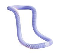 Foldable Spring Hoop Spring Hoop Portable Foldable Waist Toning Quiet Design Belly Exercise Training Circle For Home Gym(Purple)