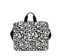 Foldable Square Duffle Bag Mandarina Duck Revival Moire Noir 36x45x20 cm
