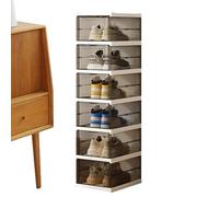 Foldable Stackable Clear Storage Box for Sneakers & sTransparent Shoe Orga for Bedroom Home Dorm Hallway OfficeIdeal Shoe Storage Solution