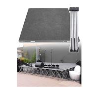Foldable Stage Platform,Connectable Modular Stage Kit Performance Deck,Compact Stage Riser for Entertainment and Events(122x122x40cm)