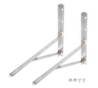 Foldable Stainless Steel Air Conditioner Bracket, Mounting Bracket Included, Durable and Convenient AC Condenser Mounting