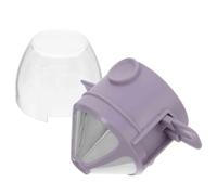 Foldable Stainless Steel Coffee Filter Funnel Reusable Fine Mesh Strainer | Compact Pink ABS Design, Paperless Filtering for Mugs, Tea, Pour-over Brewing, Commuting, Travel and Outdoor Use