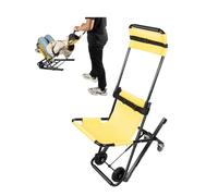 Foldable Stair Chair Emergency Transfer Lifting Climbing Wheelchair for Outside and Home, Single Operate,Daily Transfer Evacuation Withstands 350.53 lbs for Downstair for Fire Incidents, Hospitals