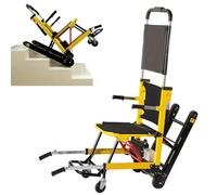 Foldable Stair Climbing Hand Truck with Electric and Manual Modes, Lightweight Evacuation Chair for Elderly