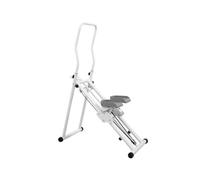 Foldable Stair Stepper for Home Gym Exercise, Stairs Stepper for Full Body Workout Exercise, Full-Body Cardio Workout Equipment with Adjustable Handlebar(White)