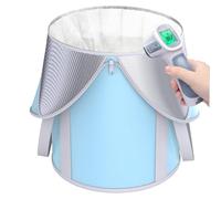 Foldable Standing Bathtub - Inflatable Foot Bath Tub - Foot Soaking Bath Basin - Increasing Foot Care Tools, Multifunction Folding Basin for Travel, Camping