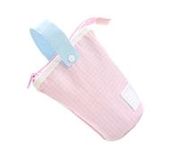 Foldable Standing Pen Case Wonderful Letter Case with a Zipper with High Capacity for The Office School's Home (Stawberry)