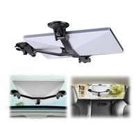 Foldable Starlink Mini Car Mount with Suction Cups,Quick Release Sunroof/Moonroof Mount for Car, RV, Boat, Truck Glass (Black)