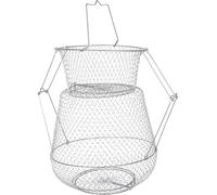 Foldable Steel Fish Basket Net for Crabs and Lobsters Fishing