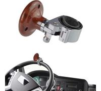 Foldable Steering Wheel Knob - Vehicle Spinner Handle, Anti Slip Control Ball | Heavy Duty Steering Aid Accessory Rotating Grip Device Easy Attachment Kit Compatible Farm Tractor Truck Marine