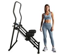 Foldable Stepper Climber, Home Stair Stepper, Vertical Climbing Exercise Machine, Suitable for Muscle Building, Weight Loss, Aerobic Training, Easy to Assemble and Store,Black