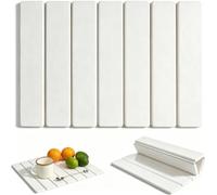 Foldable Stone Drying Mat for Kitchen Counter, 30X40CM,Super Absorbent, Foldable Space Saving Quick Dry Stone Mat Kitchen, Fast Absorbing Pad for Dishes, Bottles & Cups, Natural Material Easy Care