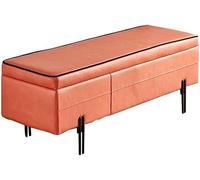 Foldable Storage Bench- Versatile Rectangular Box, New Tech Fabric Ottoman for Living Room & Nursery, Space-Saving Changing Stool, 120x40x45cm, Stylish Design