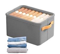 Foldable Storage Box - 40cm Cotton Linen Organizer, Durable Clothes Storage Box, Soft Closet Basket, Foldable Fabric | Space Storage Box