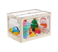 Foldable Storage Box - Airtight Storage Organizer - Cube Boxes for Organization Bedroom Kitchen Dorm Pantry Bathroom Decor