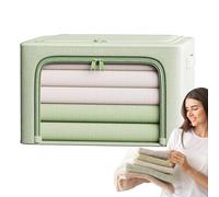 Foldable Storage Boxes, Oxford Cloth 15.75x11.81x7.87 Inch | Stackable Stořage Bins with Under Bed Storage Box, 24L Large Capacity, Heavy-Duty Zipper, Closet Organizer, Dorm, Travel